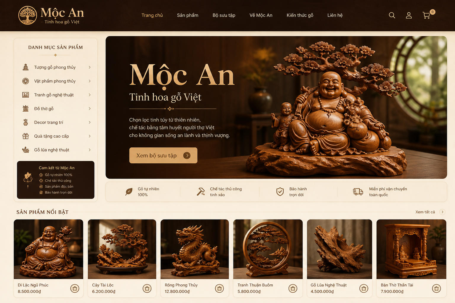 Mộc An — Nội thất & không gian sống